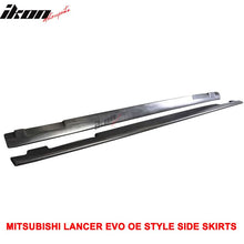 Load image into Gallery viewer, 2001-2007 Mitsubishi Lancer EVO 7 8 9 OE Style Side Skirts Pannel PU