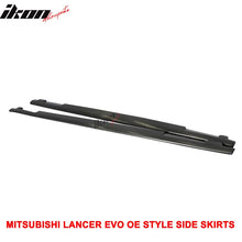 Load image into Gallery viewer, 2001-2007 Mitsubishi Lancer EVO 7 8 9 OE Style Side Skirts Pannel PU