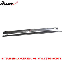 Load image into Gallery viewer, 2001-2007 Mitsubishi Lancer EVO 7 8 9 OE Style Side Skirts Pannel PU