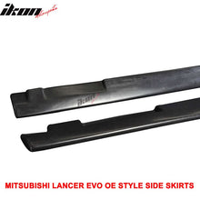 Load image into Gallery viewer, 2001-2007 Mitsubishi Lancer EVO 7 8 9 OE Style Side Skirts Pannel PU