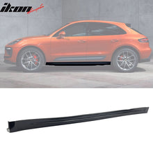 Load image into Gallery viewer, 2015-2022 Porsche Macan Sports Style PU Black Side Skirts Spoiler