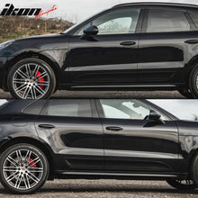 Load image into Gallery viewer, 2015-2022 Porsche Macan Sports Style PU Black Side Skirts Spoiler