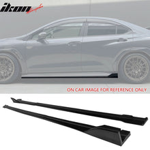 Load image into Gallery viewer, 2022-2025Â SubaruÂ WRX D Style Matte Black Side Skirts Extensions 4PCS