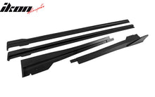 Load image into Gallery viewer, 2022-2025Â SubaruÂ WRX D Style Matte Black Side Skirts Extensions 4PCS