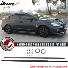 Load image into Gallery viewer, 2015-2021 Subaru WRX STI MP Style Side Skirts Splitter Extension ABS