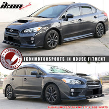 Load image into Gallery viewer, 2015-2021 Subaru WRX STI MP Style Side Skirts Splitter Extension ABS