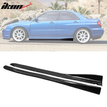 Load image into Gallery viewer, Side Skirts 70" x 5" CS Style PU Unpainted BlackÂ Rocker Panel Splitter