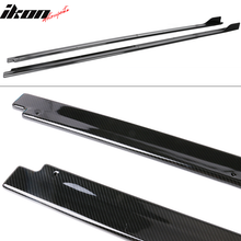 Load image into Gallery viewer, 2018-2024 Toyota Camry Matte Black Side Skirt &amp; CF Print Rocker Panel