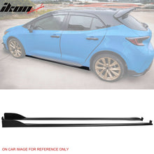 Load image into Gallery viewer, 2019-2025 Toyota Corolla T Style Matte Black Side Skirts Rocker Pannel