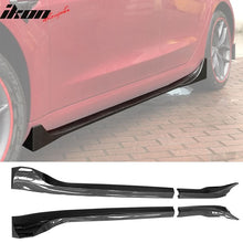 Load image into Gallery viewer, 2017-2022 Tesla Model 3 IKON Style Side Skirts Rocker Panel ABS 4PC
