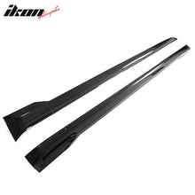 Load image into Gallery viewer, 2021-2025 Tesla Model S Gloss Black V Side Skirts Panel Carbon Fiber