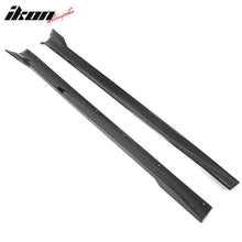 Load image into Gallery viewer, 2021-2025 Tesla Model S Gloss Black V Side Skirts Panel Carbon Fiber
