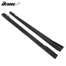 Load image into Gallery viewer, 2021-2025 Tesla Model S Gloss Black V Side Skirts Panel Carbon Fiber