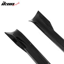 Load image into Gallery viewer, 2021-2025 Tesla Model S Gloss Black V Side Skirts Panel Carbon Fiber