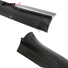 Load image into Gallery viewer, 2021-2025 Tesla Model S Gloss Black V Side Skirts Panel Carbon Fiber