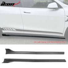 Load image into Gallery viewer, 2020-2024 Tesla Model Y V3 Side Skirts Matte Carbon Fiber Print ABS