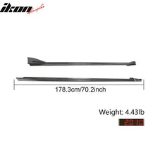 Load image into Gallery viewer, 2020-2025 Toyota GR Supra A90 MZ Speed Side Skirts Gloss Carbon Fiber