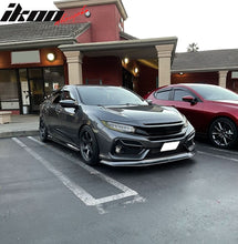 Load image into Gallery viewer, 78"x3" Universal Side Skirt Extension Flat Bottom Lip Rocker Panel