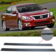 Load image into Gallery viewer, Fits 13 Nissan Altima CF Texture Side Skirts Extension Bottom Line Lip