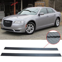 Load image into Gallery viewer, Fits 13-16 Chrysler 300 Carbon Texture Side Skirts Ext Bottom Line Lip