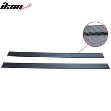 Load image into Gallery viewer, Fits 11infiniti G37 Side Skirt Extension Bottom Line Lip CF Texture