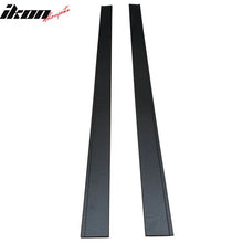 Load image into Gallery viewer, Fits 14 BMW 328I CF Texture Side Skirts Extension Flat Bottom Line Lip