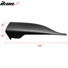 Load image into Gallery viewer, Universal V2 Style Black Endcaps Add On For Side Skirt Extensions PP