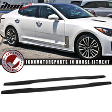 Load image into Gallery viewer, 2018-2021 Kia Stinger Ikon Style Unpainted Side Skirts Extension PP