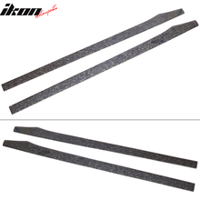 Load image into Gallery viewer, 77.5" Side Skirt Extension Flat Bottom Line Lip - Forged Carbon Fiber
