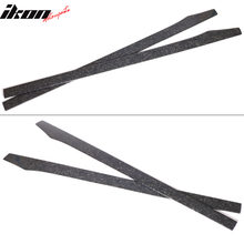 Load image into Gallery viewer, 77.5" Side Skirt Extension Flat Bottom Line Lip - Forged Carbon Fiber