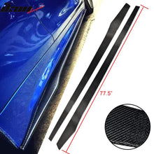Load image into Gallery viewer, 2005-2010 Scion TC 77.5 Inch Side Skirts Extension Carbon Fiber Pair