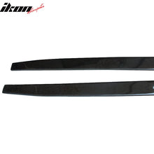 Load image into Gallery viewer, Universal 79.5" Carbon Fiber Add On Flat Bottom Side Skirt Extension