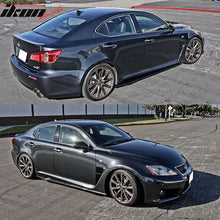 Load image into Gallery viewer, Universal 79.5" Carbon Fiber Add On Flat Bottom Side Skirt Extension