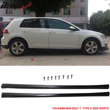 Load image into Gallery viewer, 2015-2016 Volkswagen Golf 7 Type A Unpainted Side Skirts Rocker Panel