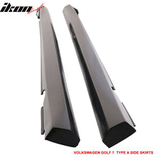 Load image into Gallery viewer, 2015-2016 Volkswagen Golf 7 Type A Unpainted Side Skirts Rocker Panel