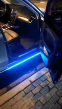 Load image into Gallery viewer, Universal 77.5" Type 1 Side Skirts Lighting Step Extension Aluminum