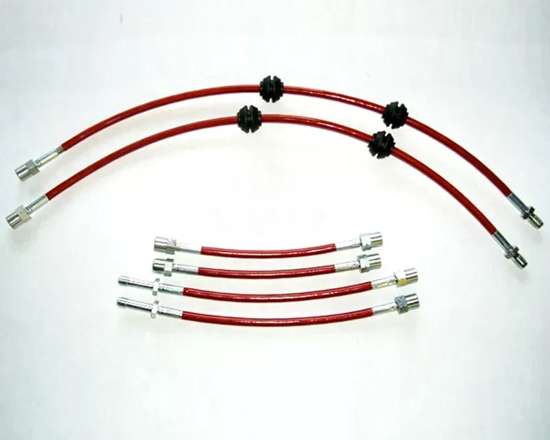 SS Brake Line RED Full Kit (BM-BRK001RD)