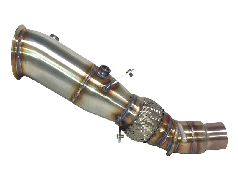 N20 Engine - Short Version 200 CEL Catted Downpipe - Polished Finish (BM-EXH008PCAT)