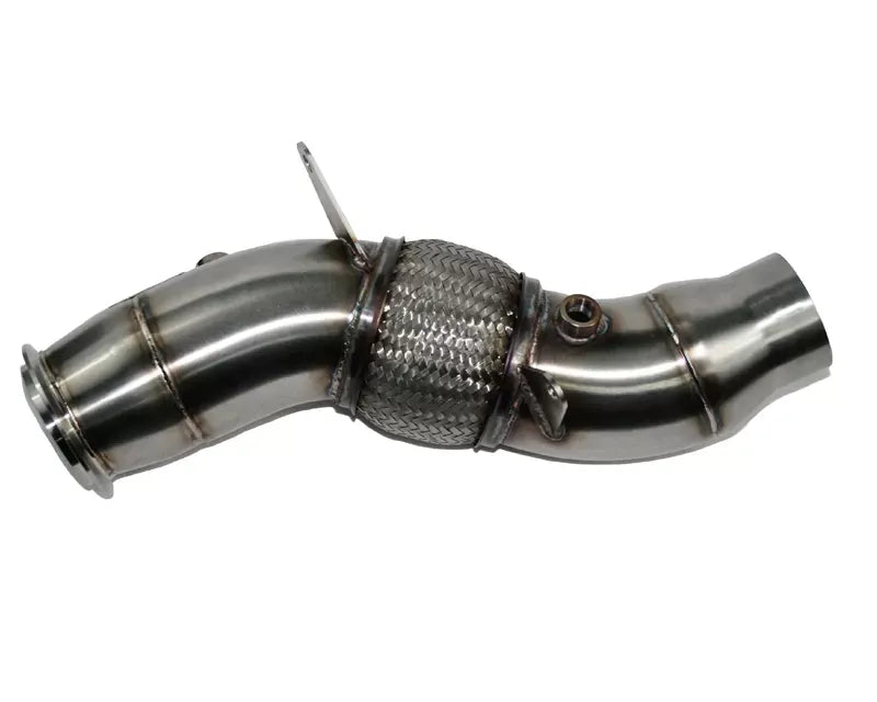 N55 Engine - Pneumatic Wastegate 200 CEL Catted Downpipe - Brushed Finish (BM-EXH009SCAT)