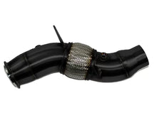Load image into Gallery viewer, N55 Engine - Pneumatic Wastegate 200 CEL Catted Downpipe-Thermal Coated Black Finish Description (BM-EXH009TBCAT)