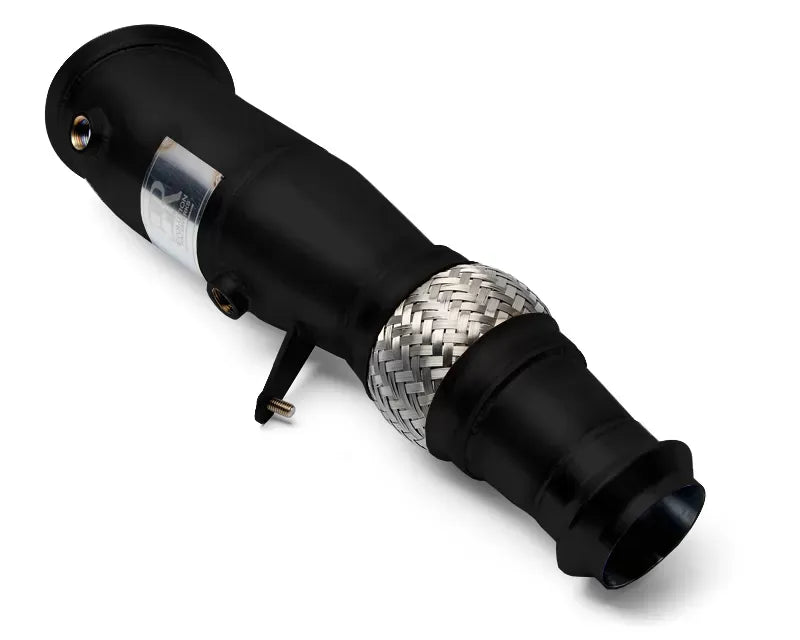 N26 Engine 200 CEL Catted Downpipe-Thermal Coated Black Finish (BM-EXH010TBCAT)