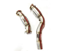 Load image into Gallery viewer, S55 Engine 200 CEL Catted Downpipes - Polished Finish (BM-EXH015PCAT)