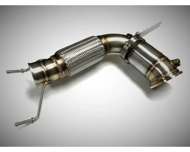 B48 Transverse Engine (EU & Asia Spec) xDrive (AWD) 200 CEL Catted Downpipes - Polished Finish (BM-EXH024PXCAT)