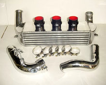 Load image into Gallery viewer, 2006-08 BMW 135i/335i Competition Front Mount Intercooler Kit Standard Kit Type III Hard Anodized - Black (BM-FMIC001B2)