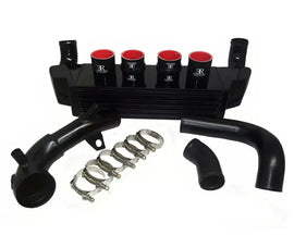 2008-10 BMW 535i (all) Sport Front Mount Intercooler Kit Standard Kit Type III Hard Anodized - Black (BM-FMIC004B2)