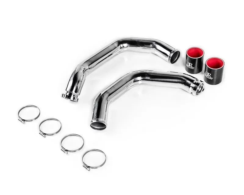 2015+ BMW M3/M4 (S55 Engine) OEM Style Chargepipe Type III Hard Anodized - Black Finish Description (BM-ICP015B)