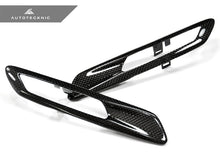 Load image into Gallery viewer, AutoTecknic Replacement Carbon Fiber Fender Light Trims - F10 Sedan / F11 Wagon | 5 Series