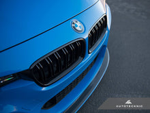Load image into Gallery viewer, AutoTecknic Dual-Slats Gloss Black Front Grille Set - F30 3-Series