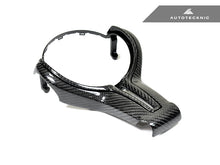 Load image into Gallery viewer, AutoTecknic Carbon Fiber Steering Wheel Trim Cover - F-Chassis M Vehicles
