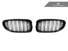 Load image into Gallery viewer, AutoTecknic Dual-Slats Gloss Black Front Grille Set - F06 Gran Coupe / F12 Coupe / F13 Cabrio | 6 Series &amp; M6